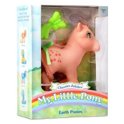 My Little Pony Classic - Cherries Jubilee Toy For Kids & Collectors | 80s Style Pony