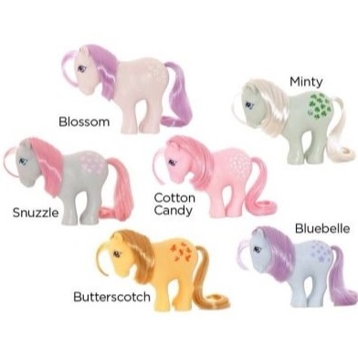 My Little Pony Classic 4 Collectible 40th Anniversary Ponies